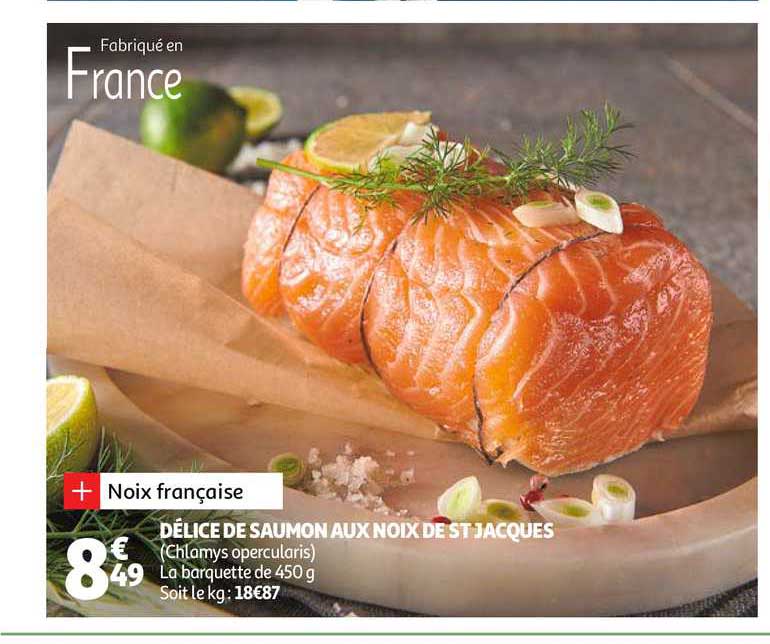 délice de saumon aux noix de st jacques