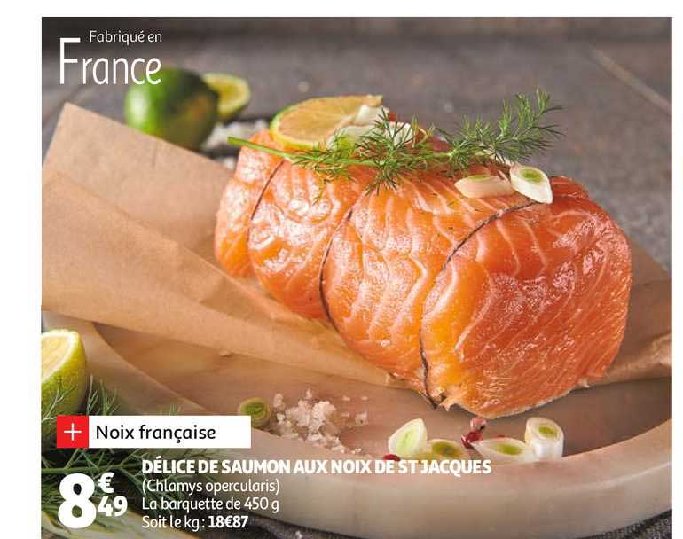 délice de saumon aux noix de st jacques