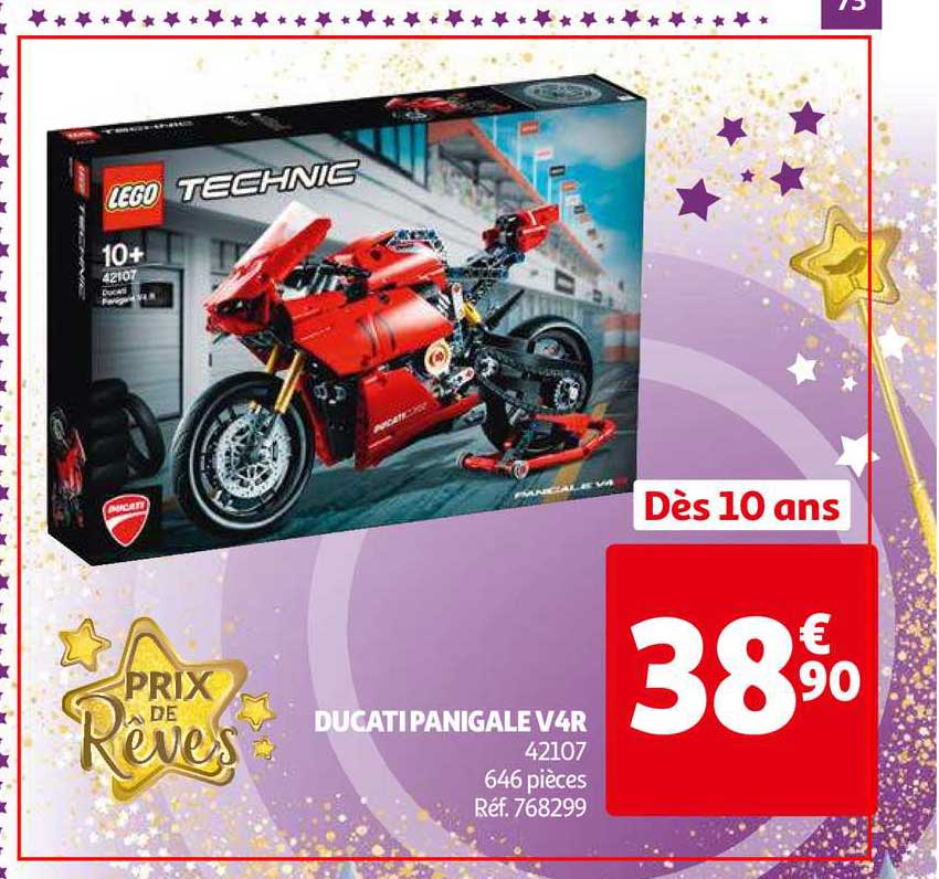 ducatipangale v4r lego technic prix de rêves