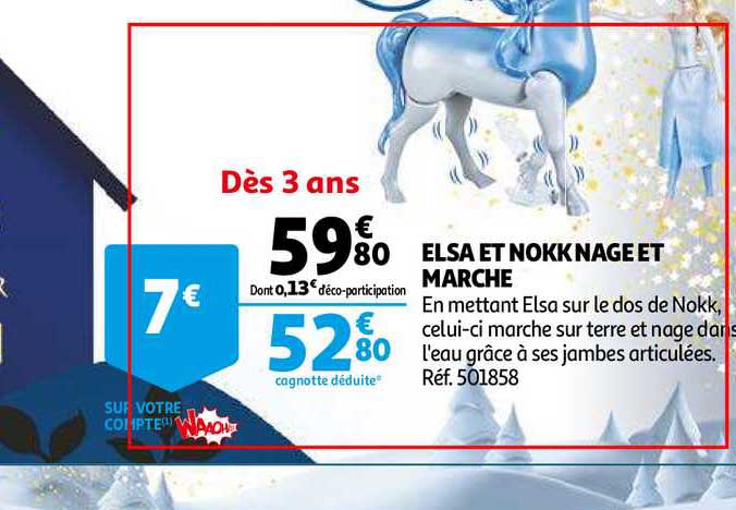 Elsa Et Nokk Nage Et Marche