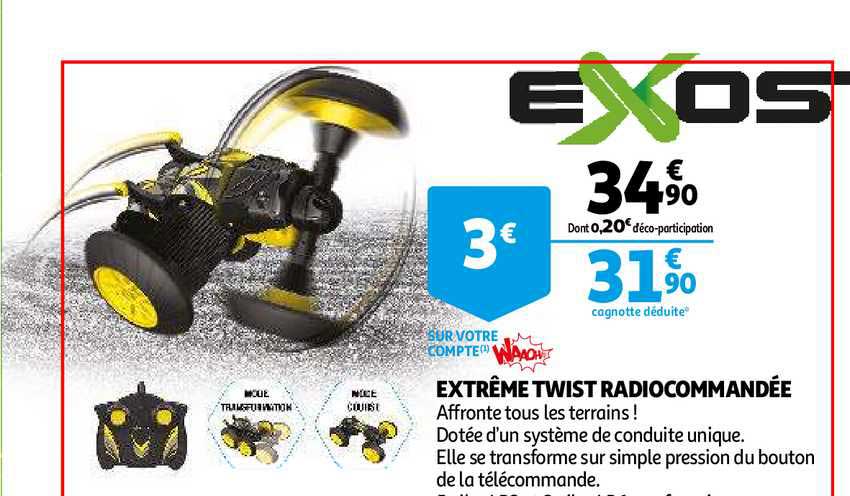 extrême twist radiocommandé waaoh exos