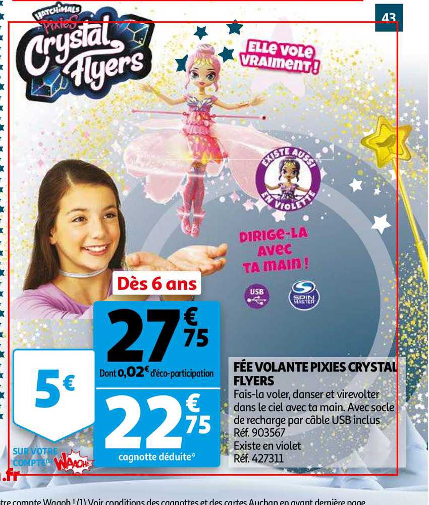 fée volante pixies crystal flyers