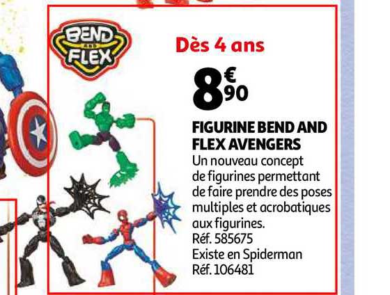 figurine bend and flex avengers