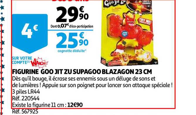 Figurine Goo Jit Zu Supagoo Blazagon 23 Cm