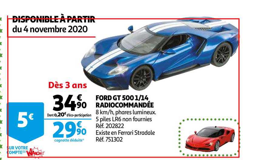 ford gt 500 1 14 radiocommandée