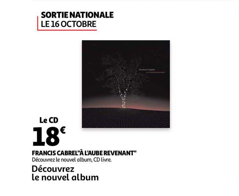 francis gabrel à l'aube revenant