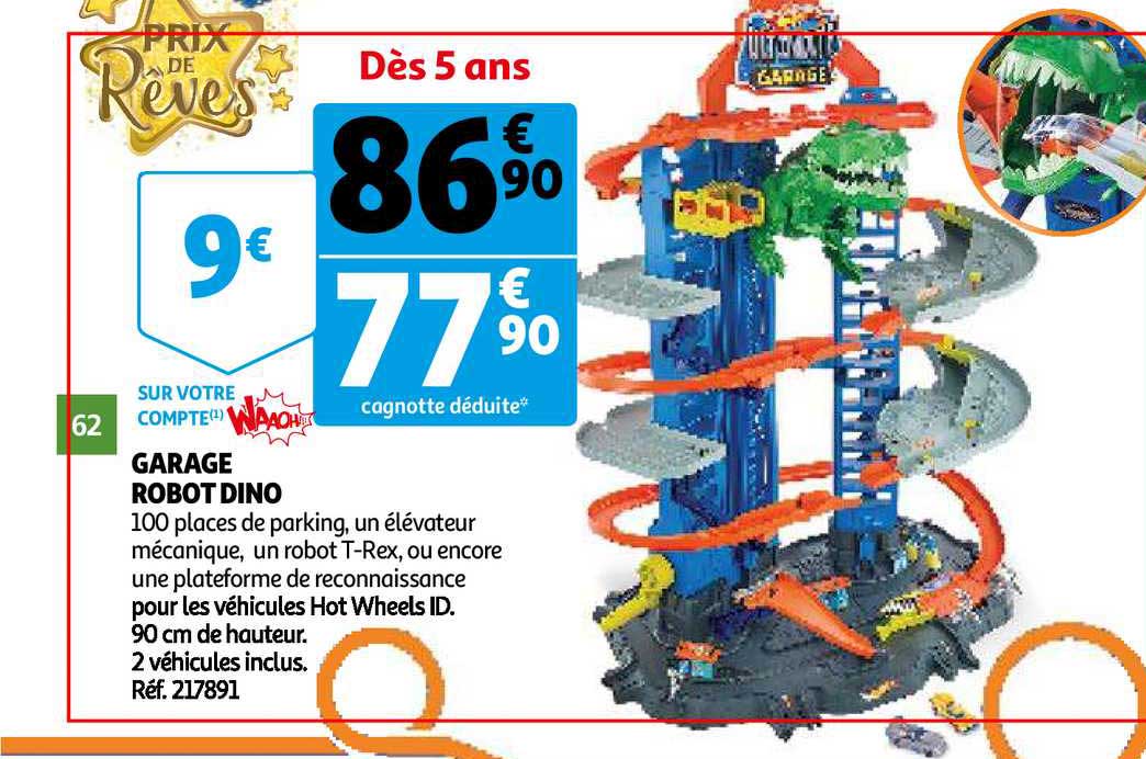 garage robot dino prix de rêves
