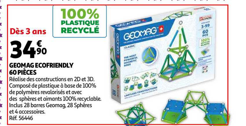 geomag ecofriendly 60 pièces