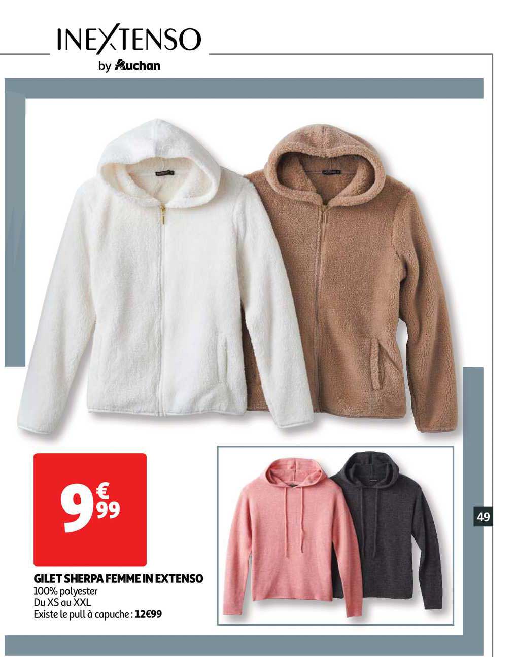 Gilet Sherpa Femme In Extenso