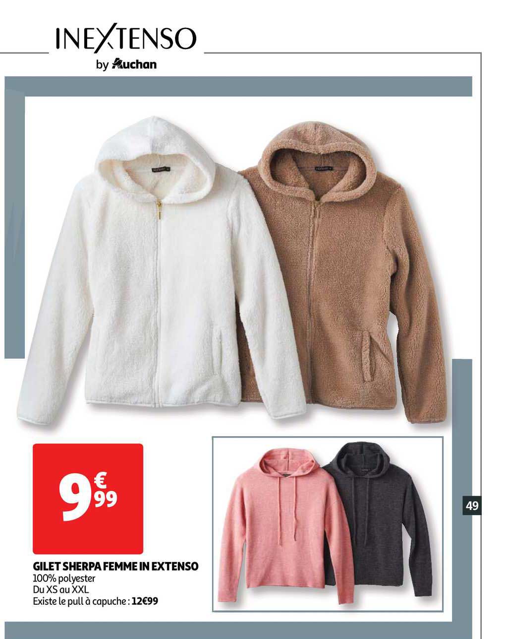 gilet sherpa femme in extenso