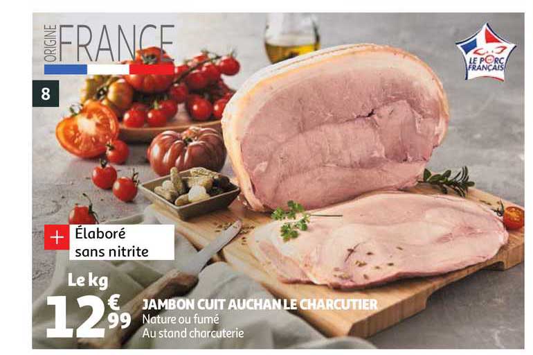 Jambon Cuit Auchan Le Charcutier