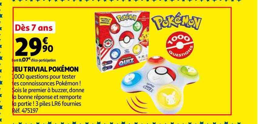 jeu trivial pokémon