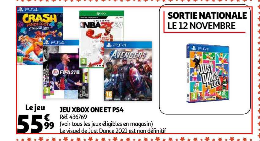Jeu Xbox One Et Ps4
