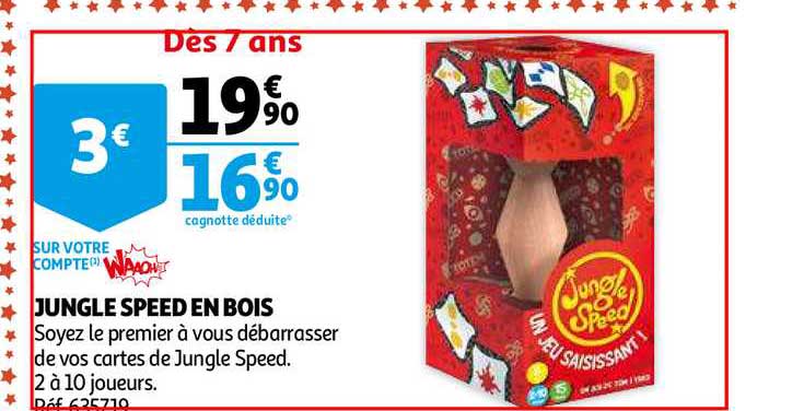 jungle speed en bois waaoh