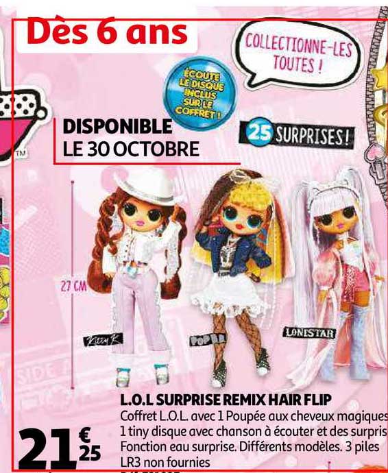 l.o.l. surprise remix hair flip