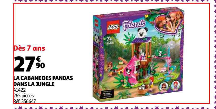 la cabane des pandas dans la jungle lego friends