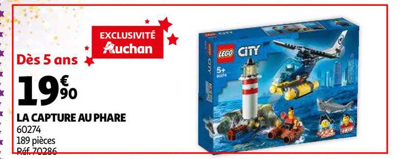 la capture au phare lego city