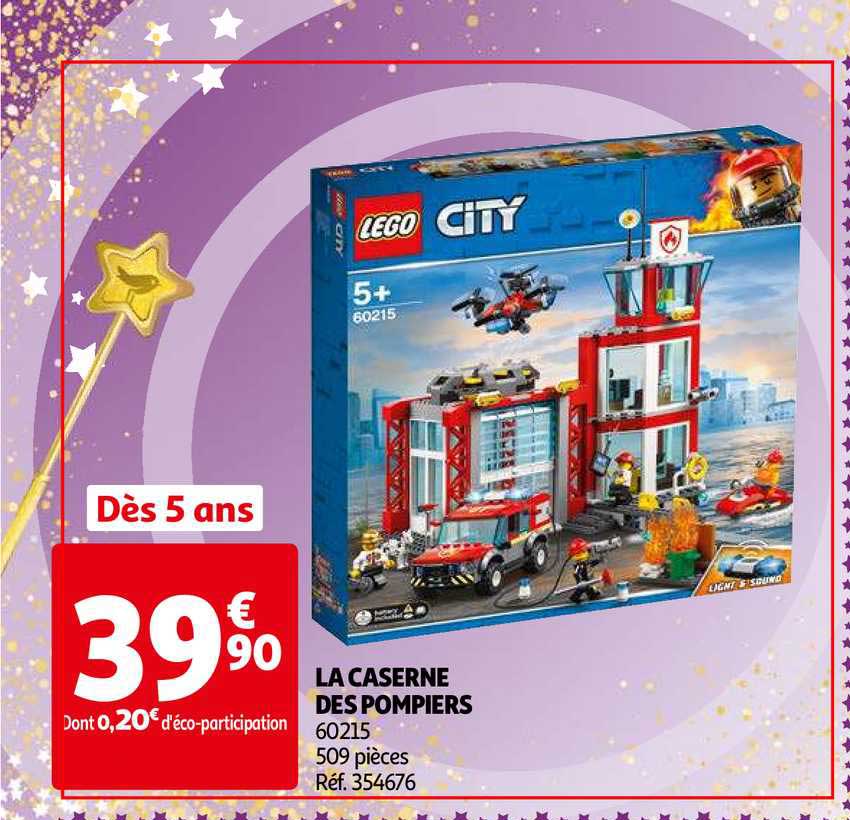 la caserne des pompiers lego city