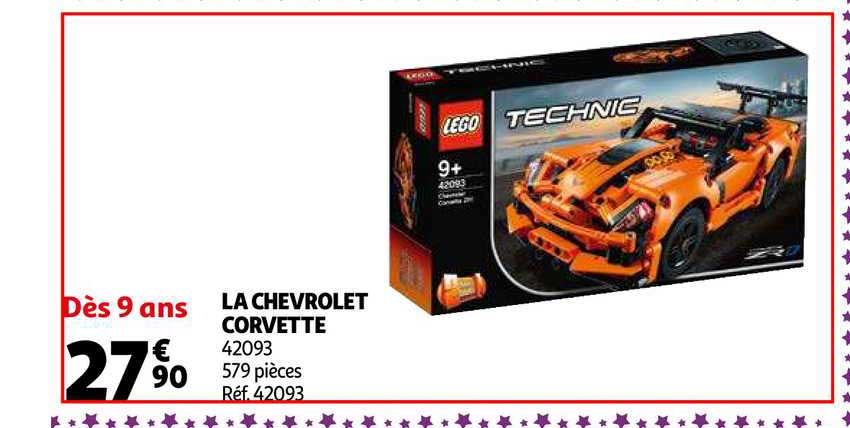 la chevrolet corvette lego technic
