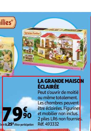 la grande maison éclairée