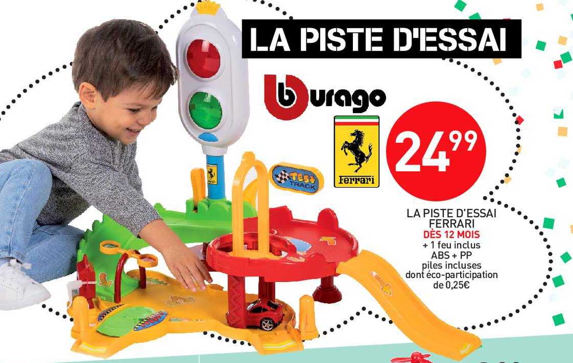 la piste d'essai ferrari burago