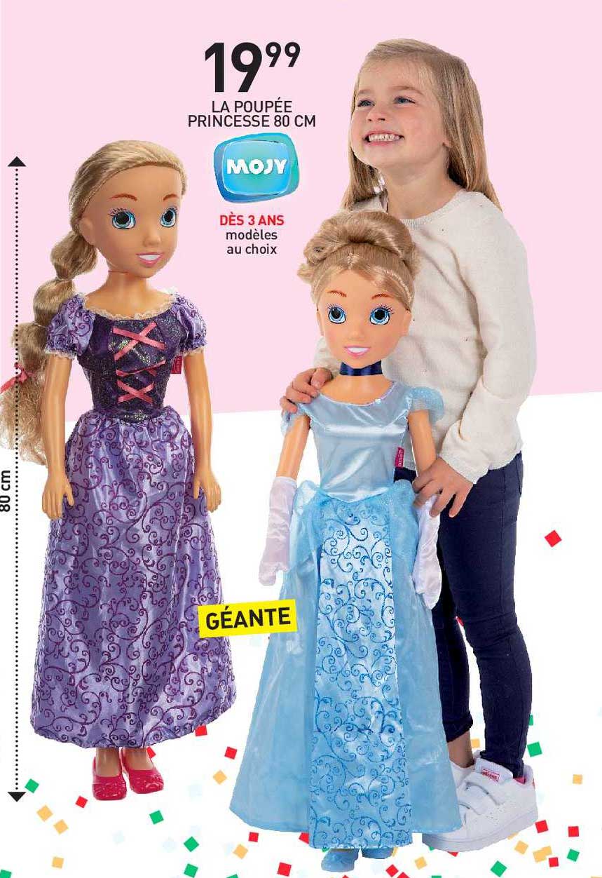la poupée princesse 80 cm mojy