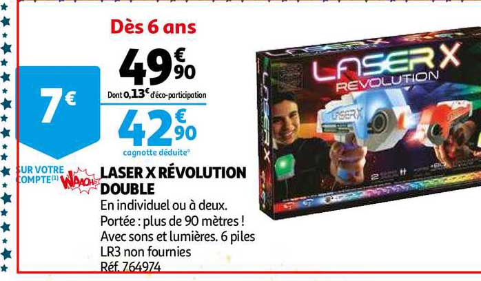 laser x révolution double waaoh