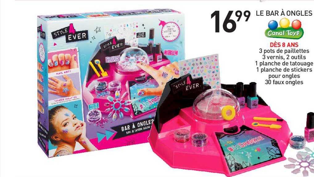 le bar à ongles canal toys
