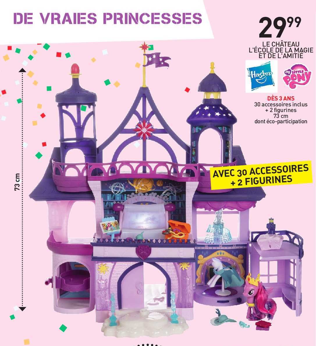 le château l'école de la magie et de l'amitié hasbro my little pony