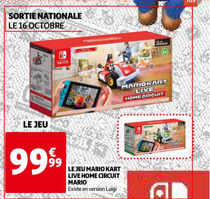 le jeu mario kart live home circuit mario