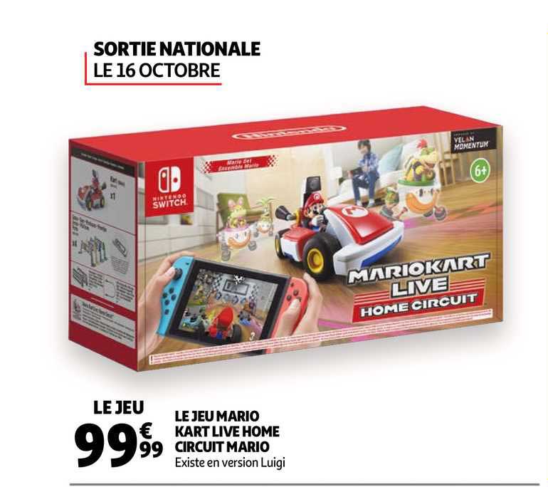 le jeu mario kart live homme circuit mario