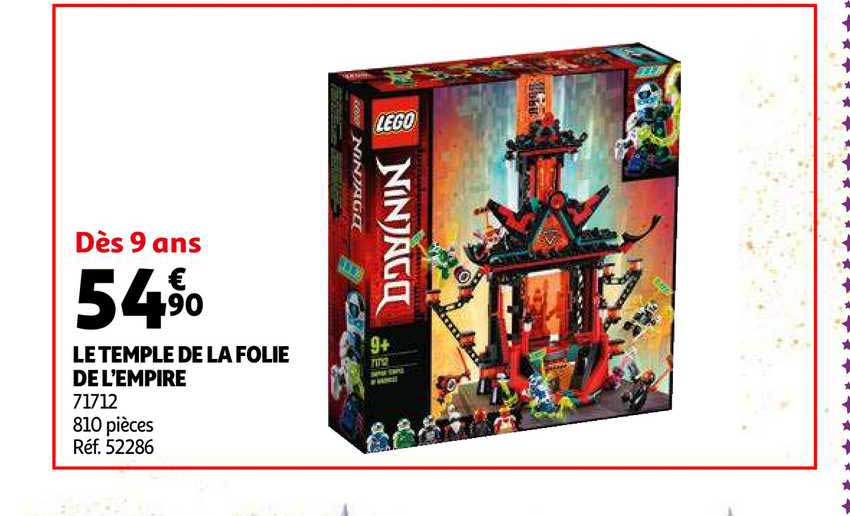 le temple de la folie de l'empire lego ninjago