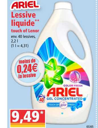 Lessive Liquide Ariel