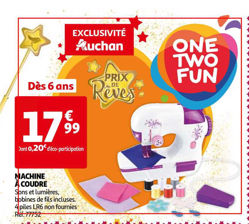 machine à coudre one two fun