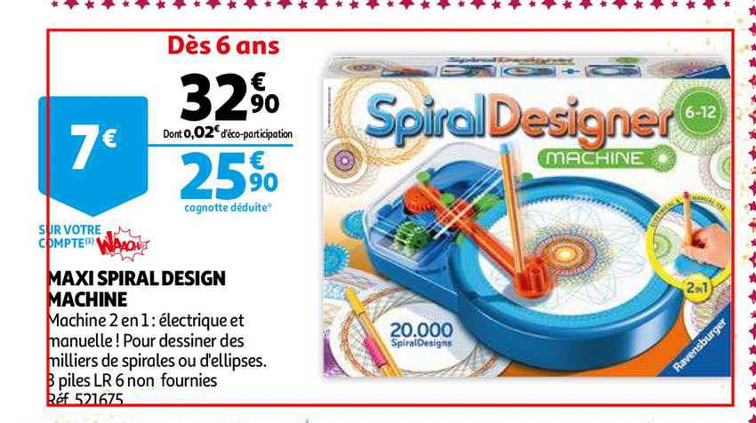 maxi spiral design machine