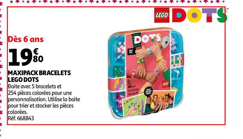 maxipack bracelets lego dots