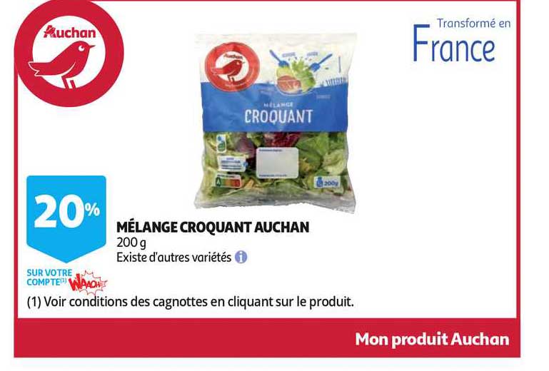 Mélange Croquant Auchan