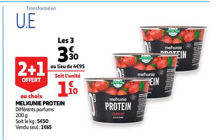 Melkunie Protein 2+1 Offert Au Choix