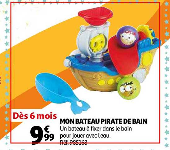 mon bateau pirate de bain