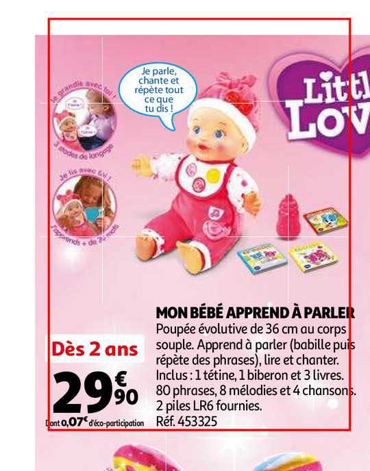 mon bébé apprend à parler