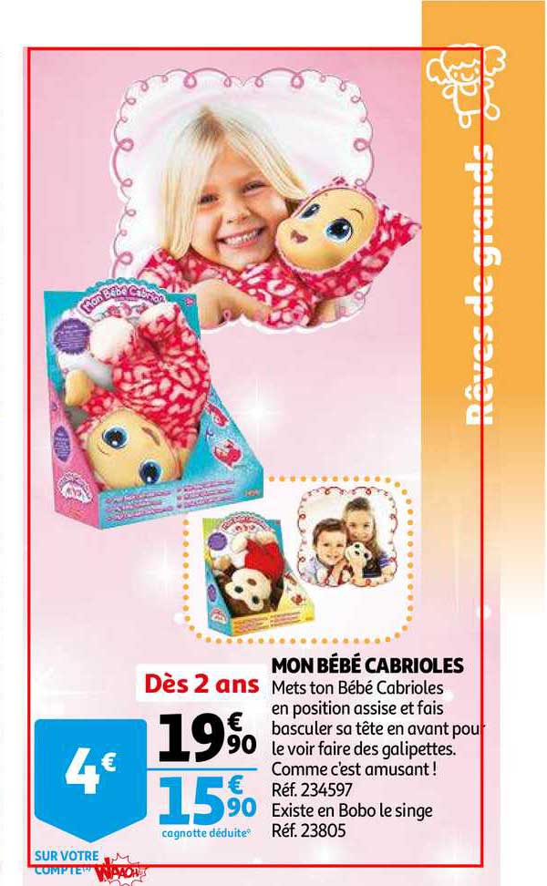 mon bébé cabrioles