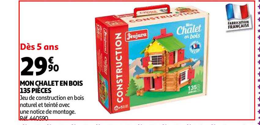 mon chalet en bois 135 pièces