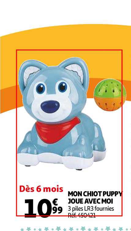 mon chiot puppy joue avec moi