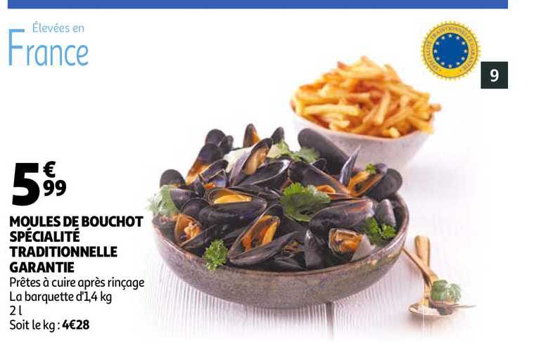 moules de bouchot spécialité traditionnelle garantie