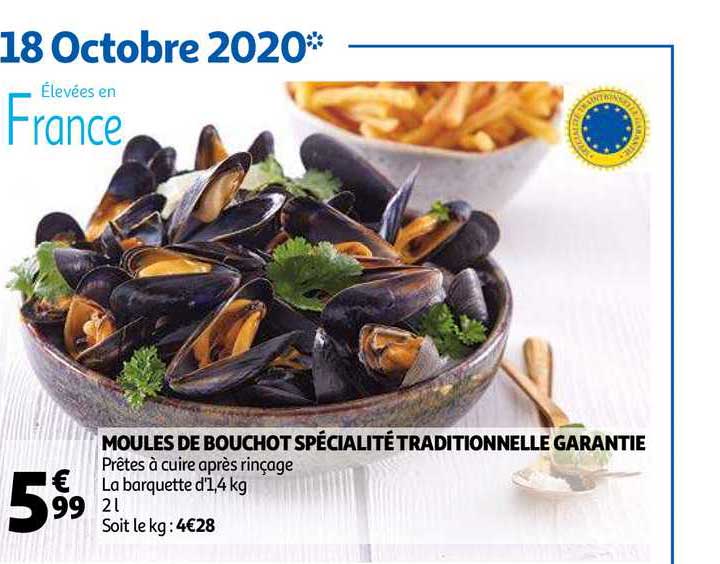 moules de bouchot spécialité traditionnelle garantie