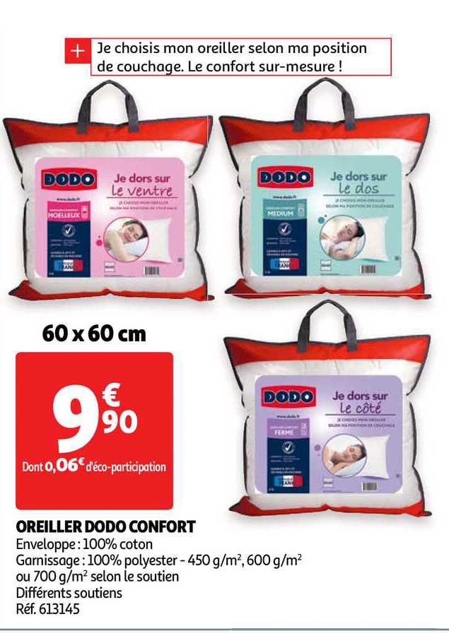 Oreiller Dodo Confort