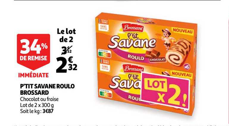 p'tit savane roulo brossard 34% remise immédiate
