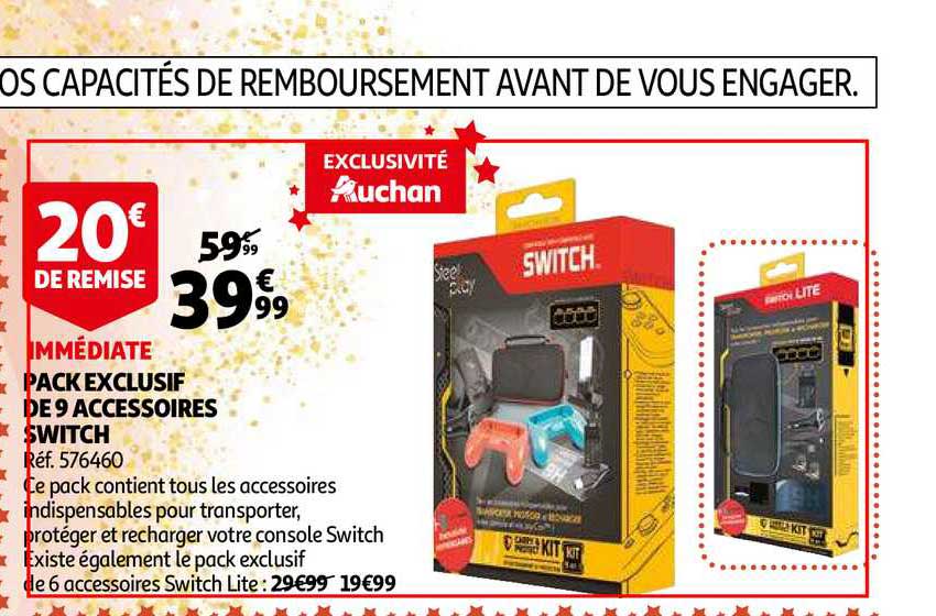 Pack Exclusif De 9 Accessoires Switch