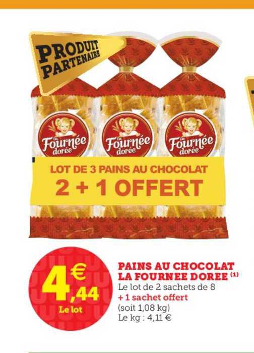 pains au chocolat la fournée dorée