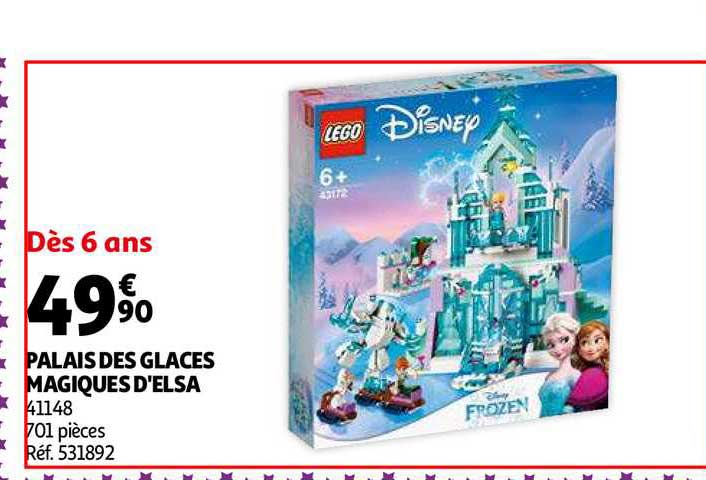 palais des glaces magiques d'elsa lego disney